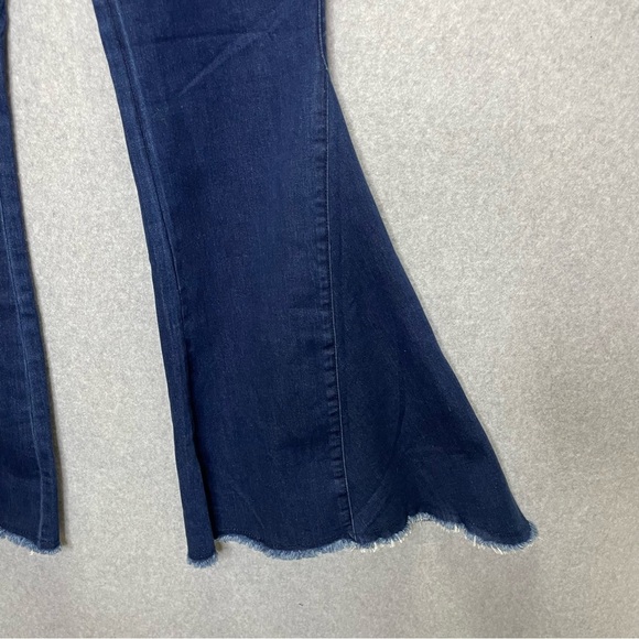 Lucky & Blessed Bell Bottom Pull On Elastic Waist Jeans - Picture 3 of 5